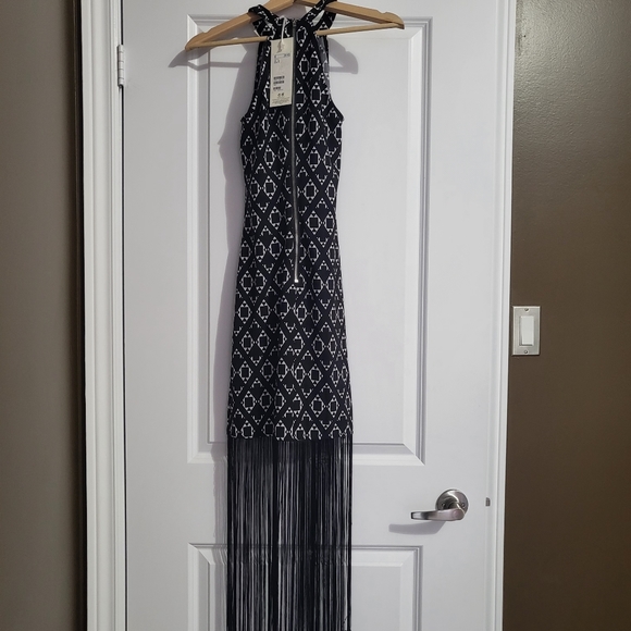 H&M Coachella Collection Black White Patterned dress - Picture 2 of 9